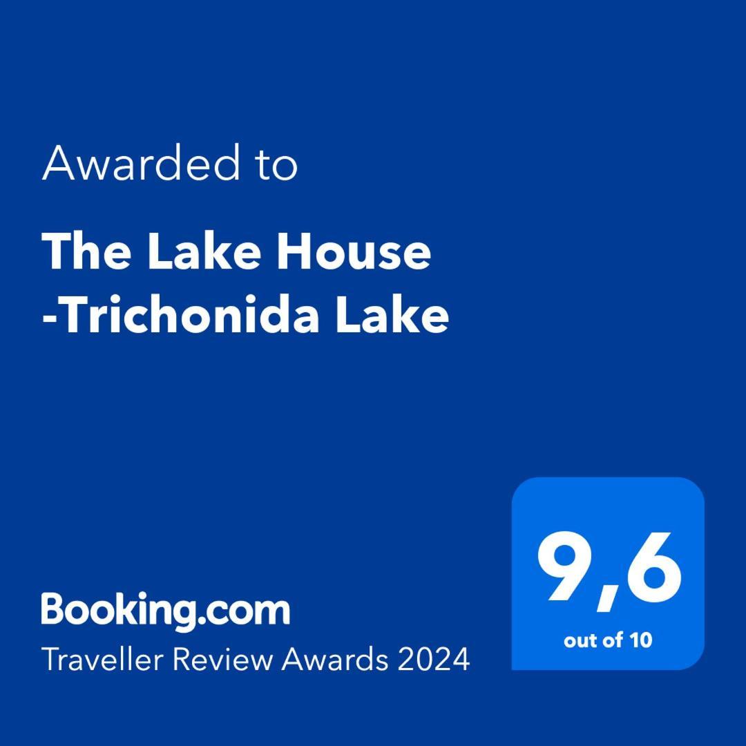 The Lake House" -Trichonida Lake Marathias  ภายนอก รูปภาพ